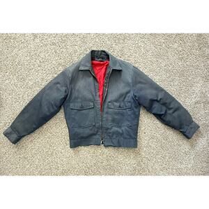 1970s Vintage Lee Chetopa Twill Work Jacket - Gray